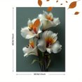 thumbnail image 3 of White Lily Bouquet Canvas Wall Art, Modern Floral Botanical Print, Flower Lover Home Decor Gift, 3 of 8