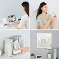 thumbnail image 5 of Small Desk Fan, Portable Travel with 2000mAh Battery, USB Rechargeable Folding Design for Flexibility, Strong Quiet Wind with 4 Speed Modes, Ideal Gifts for Office/Home/Camping - White, 5 of 5