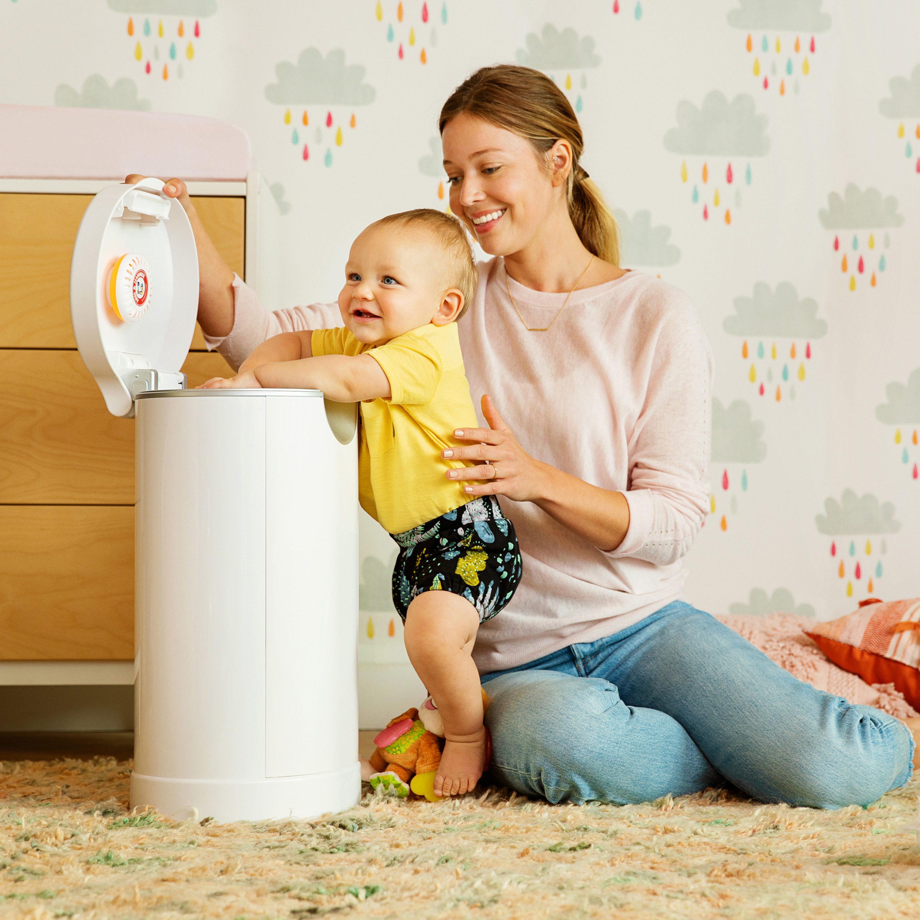Munchkin Arm & Hammer PAIL Infant Diaper Pail, White photo 7