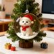 thumbnail image 4 of Bola de Adorno para Árbol de Navidad | Colgante Esférico de Cristal Transparente con Minianimales, Gorros y Bufandas de Papá Noel | Decoración Navideña de Plástico Multicolor | Regalo de Navidad | De, 4 of 6