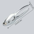 thumbnail image 3 of RuiJiao Silver Nutcracker Pliers, Ergonomic Walnut and Hazelnut Sheller, Multi-Purpose Nut Opener for Kitchen, One Size, 3 of 8