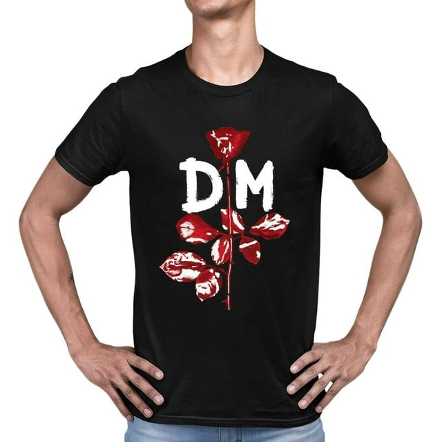 Depeche Music Mode Men's T Shirt Crewneck Short-Sleeve Shirt for Man