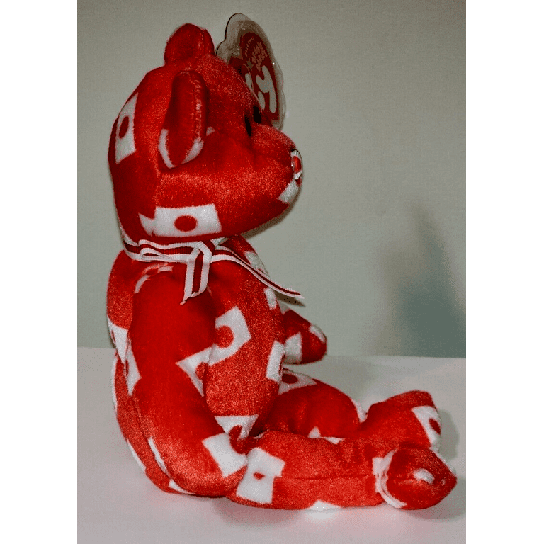 Ty Beanie Baby: Hikari the Bear Flag Nose - Japan Exclusive Ty Beanie Baby: Hikari the Bear Flag Nose - Japan Exclusive