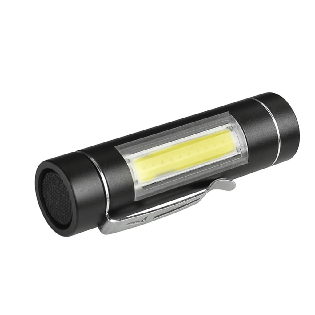 XPE USB Mini Lampe de Poche 1200mAh COB LED Stylo Clip Torche Lumière