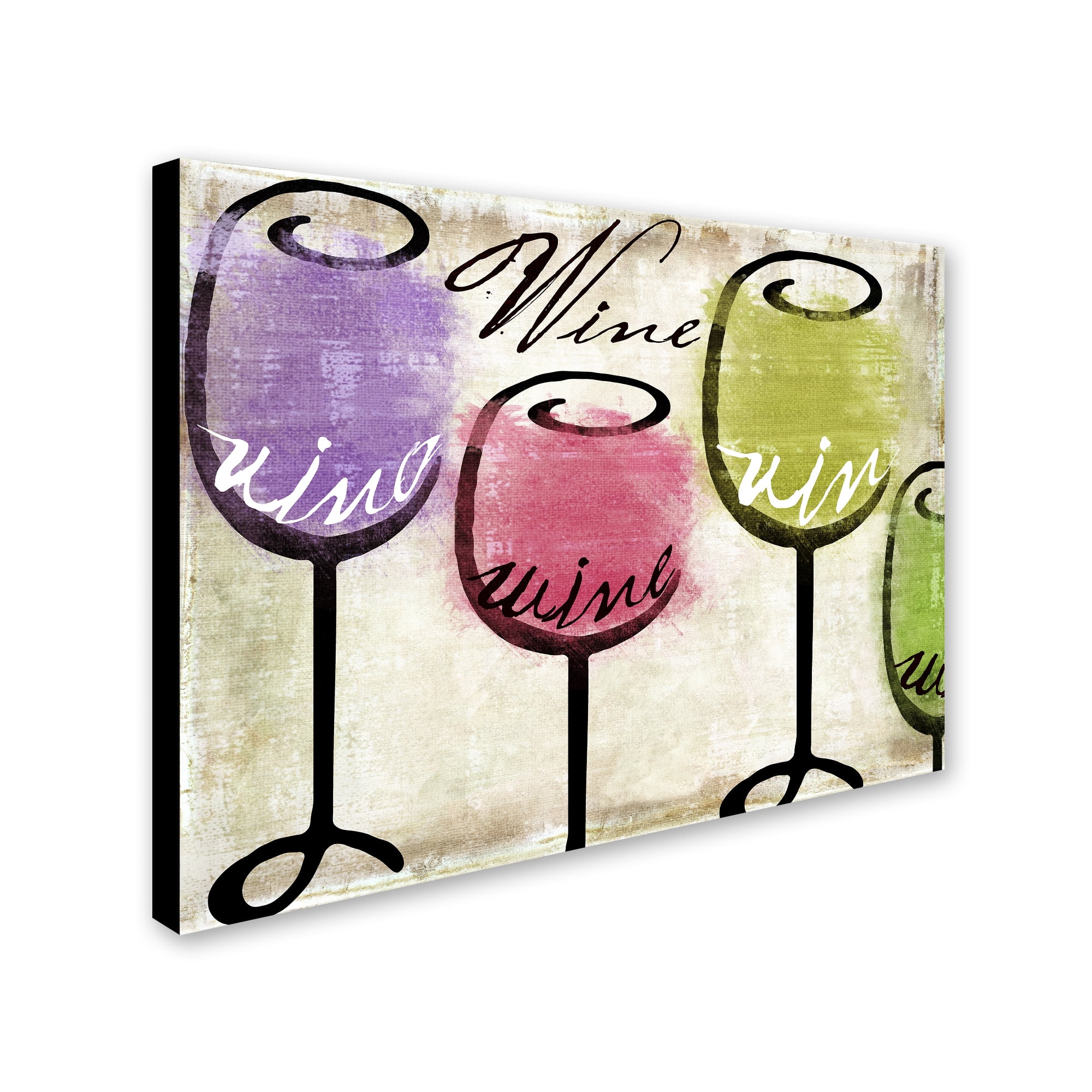 Trademark Fine Art "Wine Tasting III" Canvas Art by Color Bakery
