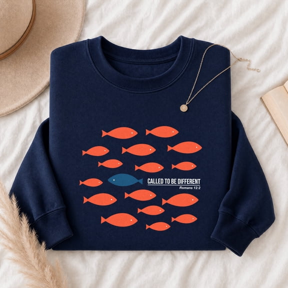 Jollimate Called To Be Different Sweatshirt, Christian Crew, Christian Religious Gift, Faith Gifts