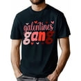 thumbnail image 1 of Vintage Valentine'S Day Printed T-shirt, Men'S Summer Casual and Comfortable T-shirt, Daily Activities Short Sleeve Top, Galentine'S Gang, 100% Cotton, 180G Fabric Weight, Family Member Gift, 1 of 8