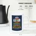 thumbnail image 5 of 15 fl oz Ceramic Mug, Boulder, Colorado, Signpost Destinations, Contour, Dishwasher & Microwave Safe, 5 of 5