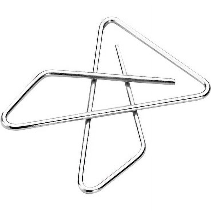 ACCO Ideal Large - Paper clips - butterfly - silver - pack of 12