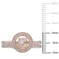 thumbnail image 2 of Everly Women's Morganite 10k Rose Gold Bridal Set, 2 of 7
