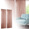 thumbnail image 1 of Curtain Window Solid Color Semi Sheer Panels for and Practical Use Polyester Material Customizable Light Diffusion Versatile Living Space Enhancer Easy Care Curtain Solution, 1 of 5