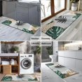 thumbnail image 2 of Green Boho Plant Pattern Kitchen Rug Mat,Kitchen Runner Rugs Non Skid Washable,Decorative Kitchen Floor Mats for Kitchen,Sink,Laundry,17"X47", 2 of 5
