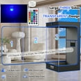 thumbnail image 4 of Portable Sauna, Sauna Tent w/ Foldable Chair for Home Spa, Black Blue, 1000 Watts, 4 of 7