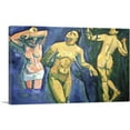 thumbnail image 1 of ARTCANVAS Bathers Canvas Art Print by Andre Derain - Size: 12" x 8" (0.75" Deep), 1 of 9