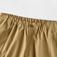 thumbnail image 5 of Yaoyar Mens Summer Shorts Classic Fit Walking Hiking Casual Solid Fashion Pockets Elastic Waist Zipper Comfortable Shorts Cargo Pant, 5 of 8