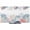 Coral Red，White, variant on TV Cover Indoor, Summer Marine Life Stretch TV Dust Cover Television Screen Protector, Ocean Coastal Weeping Corals Starfish Elastic Polyester Display Covers, Monitor Slipcover for LED TVs 75 Inch