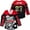 Black/Red, variant on Cash Money Records Men's Headgear Classics Lil Wayne Embroidered Hockey Jersey (X-Large, Black/White)
