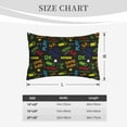 thumbnail image 6 of Balery Pixel Game Bedding Queen Pillow Cases - Envelope Closure - Soft Brushed Microfiber Fabric - Shrinkage and Fade Resistant Pillow Cases-16"x24", 6 of 9