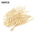 thumbnail image 1 of 12Cm Kitchen Tools Wooden Skewer Paddle Skewers For Kebabs Chicken Fruit 100Pcs, 1 of 10