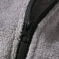thumbnail image 4 of USNSM Hoodies for Men Full Zip Up Fleece Warm Thick Long Sleeved Jackets Sweatshirt Heavyweight Sherpa Lined Coat Gray S, 4 of 9