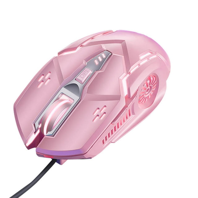 Souris de Jeu Rétroéclairée 7 Couleurs Souris Mécanique 6 Touches Souris Mécanique Rétroéclairée 7 Couleurs Souris de Jeu 6 Touches Souris de Jeu à Faible Bruit