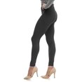 thumbnail image 2 of LMB Lush Moda Women's Leggings Basic Polyester - Extra Buttery Soft with Slimming Fit for Casual Wear, Lounging, Yoga, Exercise and Layering - Many Colors - Titanium Grey (XS - XL), 2 of 2