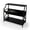 Black, variant on Beaumont Lane Silver Modern Library Bookcase