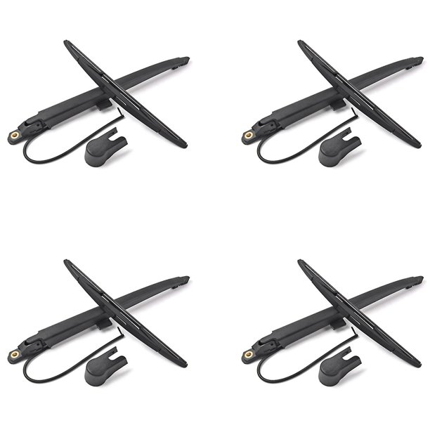 Juego de 4 limpiaparabrisas traseros compatibles con Escalade Chevy Tahoe 2007-2013
