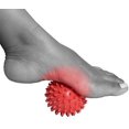 thumbnail image 1 of Pelota de masaje: puntiaguda para masaje de espalda de tejido profundo, masajeador de pies, fascitis plantar y terapia muscular de tejido profundo en todo el cuerpo: su rodillo muscular compacto Namotu DLM229, 1 of 4