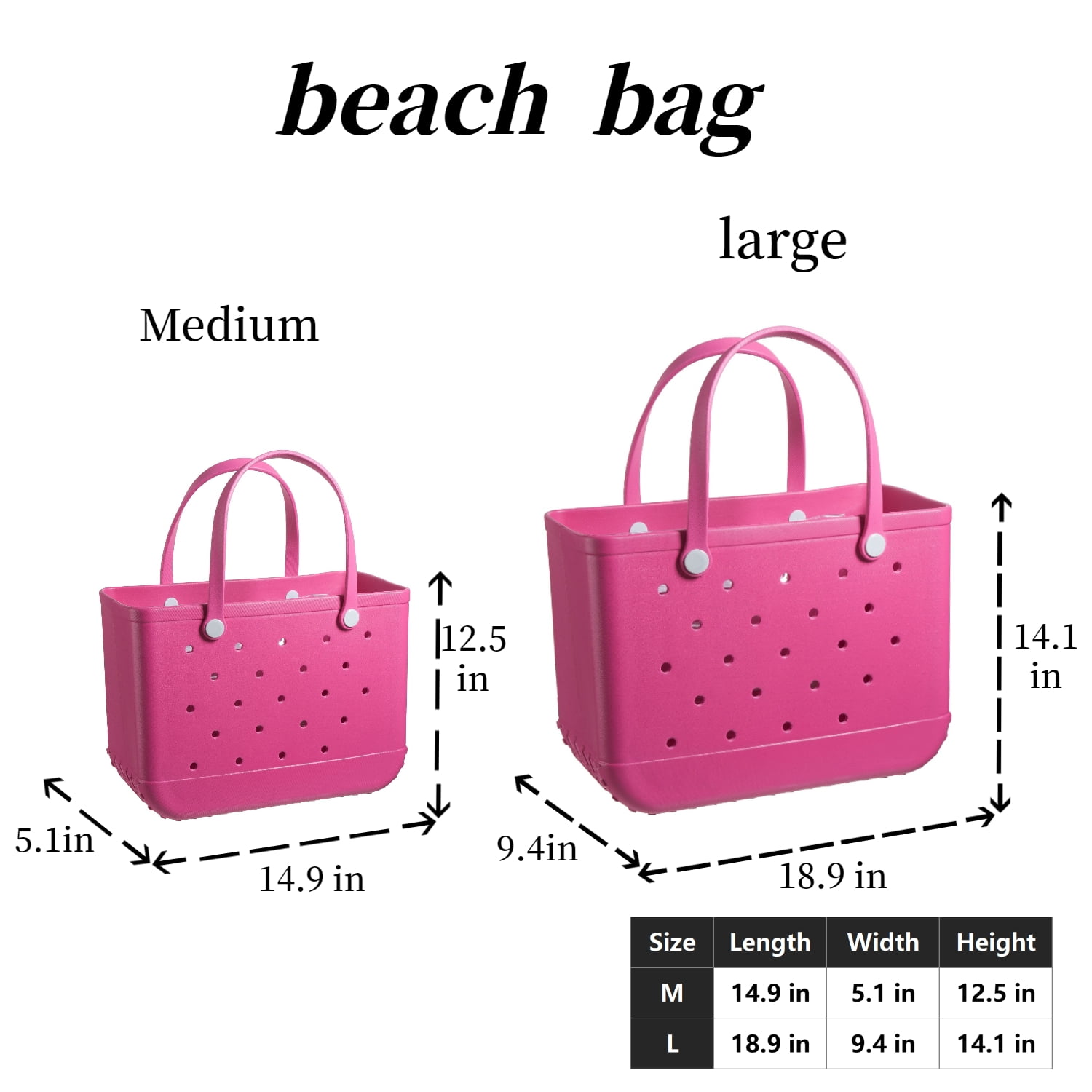 Micmores Woven Jelly Bag, Rubber Tote Bag Waterproof Travel Bags for Women  Washable Totes Handbag for Sports Beach Pool