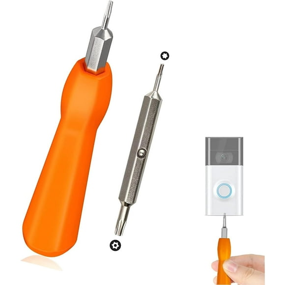 HAHADAXA Doorbell Screwdriver Replacement,Double-ended Screwdriver for Doorbell Replacement Bit Fit for All Doorbells include Video Doorbell, Video Doorbell 2, Pro and Elite