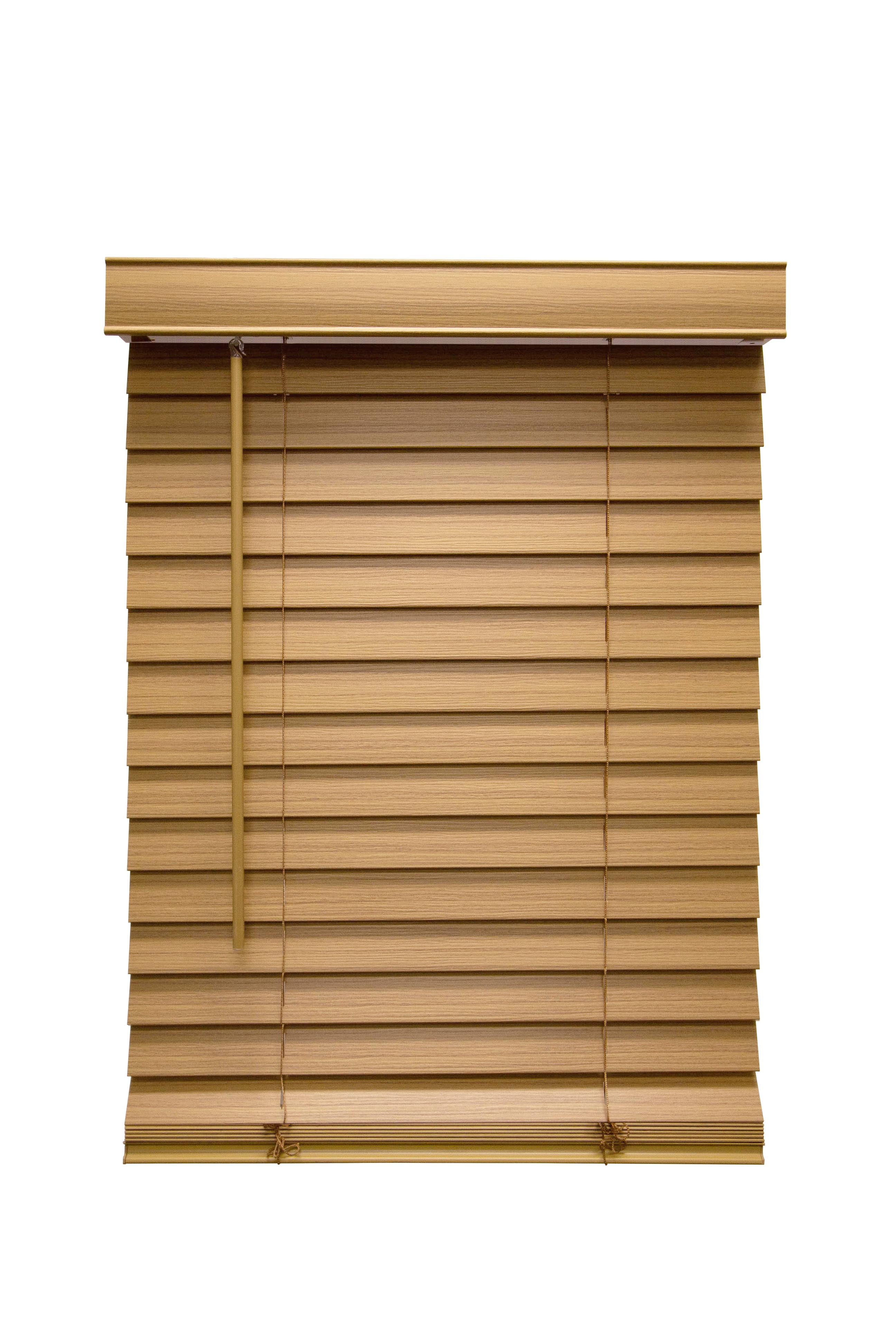 AVAILABLE IN WIDTHS 45 CM TO 210 CM ALSO AVAILABLE IN DARK OAK BLACK and NATURAL COLOURS* 135 x STANDARD EASYFIT TEAK Wood Effect Venetian blind 