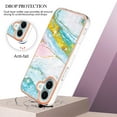 thumbnail image 3 of Case for Samsung Galaxy A02S EU Marble-patterned gold-edge phone case - Stylish protection, 3 of 6