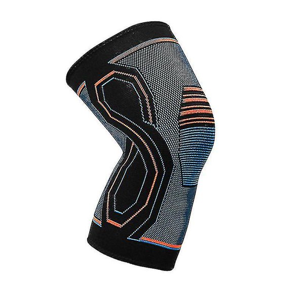 1pc High Elastic Knee Brace Stretchable Knee Protective Sleeve Breathable Leg Joint Protector Exercise Kneepad