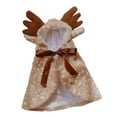 thumbnail image 4 of Dog Cat Christmas Reindeer Costume Funny Cat Santa Cape for Small M, 4 of 8
