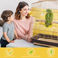 thumbnail image 4 of Sinyiin 3 Pack Bird Snack Holder Durable Plastic Clips Food Feeder for Cage Easy to Use, 4 of 12