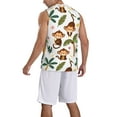 thumbnail image 5 of Rocae Monkeys Swinging from Palms for Men's Basketball Jersey Lightweight and Breathable Athletic Tank Top,Quick-Drying Sports Jersey 4X-Large, 5 of 9
