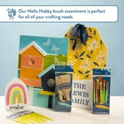 Hello Hobby 4 Piece Foam Paint Brush Set, 1