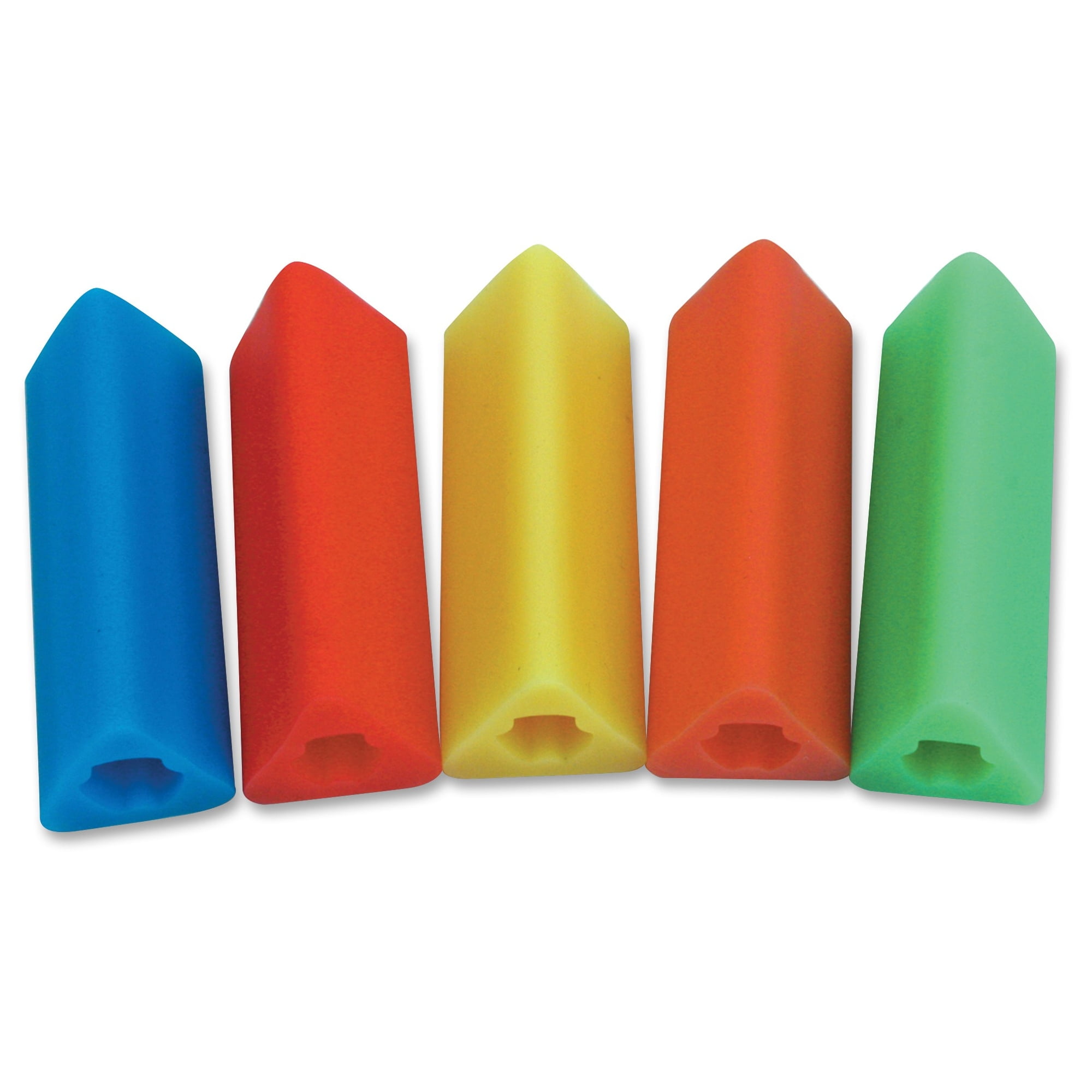 25pk Triangle Style Pencil Grip Crayons Multi-Colors-Fits Pencils BOGO Pens 
