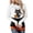 White, variant on Halloween Hoodies Women Casual Graphic Print Sweatshirt Long Sleeve Pullover Tops Fall Winter Warm Comfortable Apparel Orange L