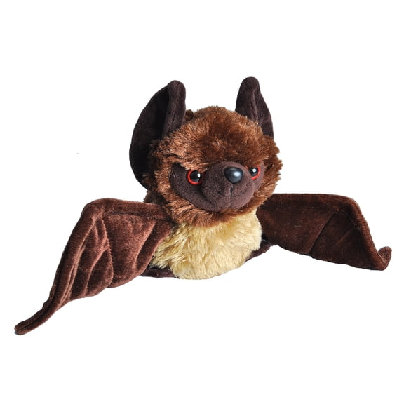 Wild Republic Bat Stuffed Animal, Plush Toy, Gifts for Kids, Hug'Ems 7 Inches