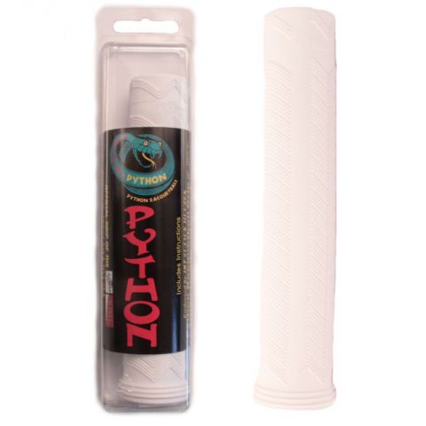 Python Replacement Rubber Racquetball Grip (Slip On, Resists Slipping from Sweat, Durable) - (WHITE) - image 1 of 2