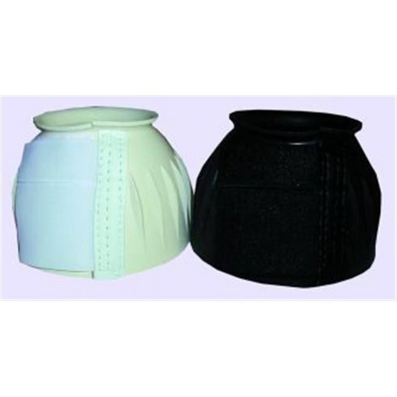 Imported Horse &supply Boot Bell Pair W Hook And Latc Black Large - 242271
