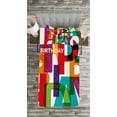 thumbnail image 3 of Ambesonne Colorful Quilted Bedspread Set 2 Pcs, Broken Text Graphic, Twin Size, Multicolor, 3 of 3