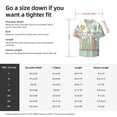 thumbnail image 5 of Yiaed Books Print Mens Casual Wrinkle Free Shirts Short Sleeve Button Down Summer Stretch Dress Shirt-4X-Large, 5 of 5