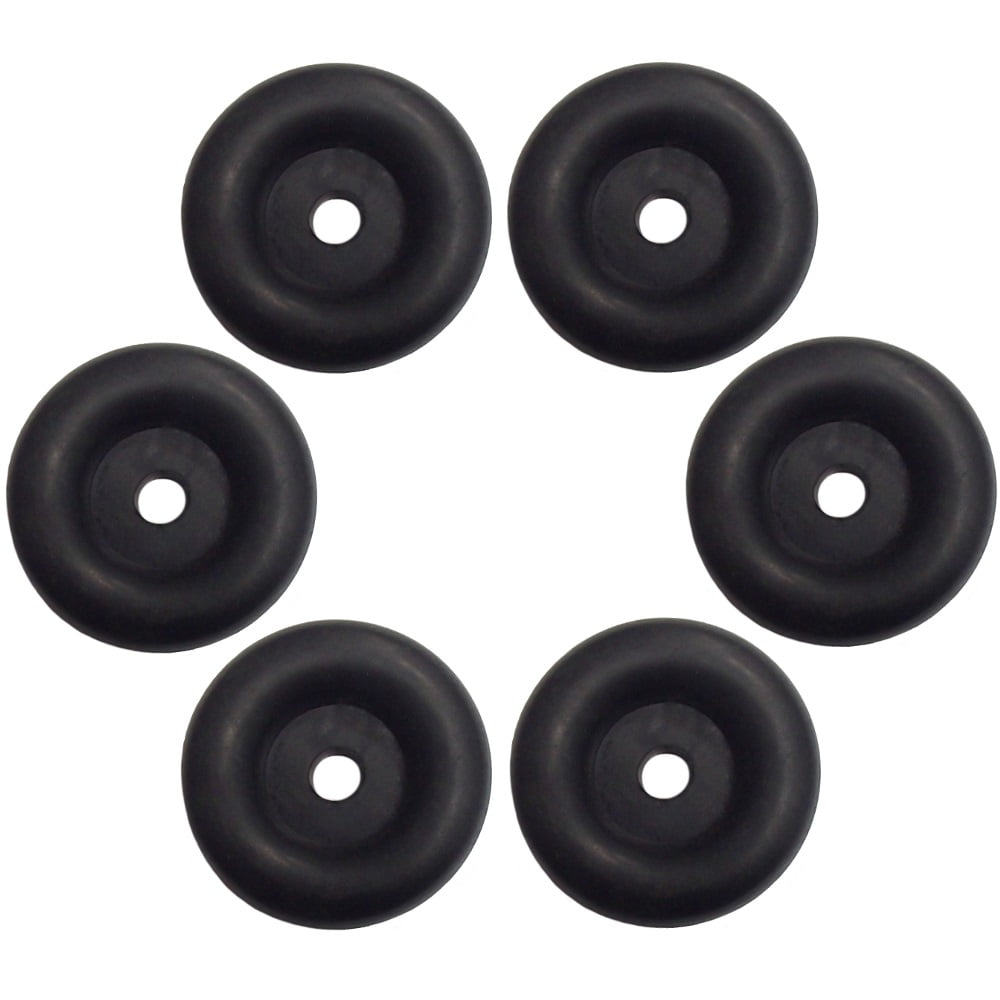 Cargo Trailer Ramp Door Stop Black 2 5 Round Rubber Bumpers Otk20