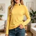 thumbnail image 2 of Maean Girls Turtleneck Long Sleeve Tops Undershirt Fall Winter Pullover Soft Warm Stretchy Mock Neck Top, 2 of 6