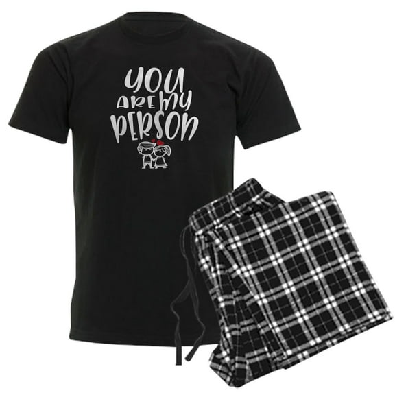 CafePress - You Are My Person Lovely Couple - Men's Dark Loose Fit Cotton Pajama Set
