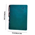 thumbnail image 3 of CQCYD Vintage Leather Journal Notebook, 5.5x4.1 Inch Bound Diary, 320 Lined Pages, Handmade Refillable Notepad, Travel Sketchbook for Writing Drawing and Planner, 3 of 6