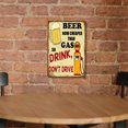 thumbnail image 4 of Carteles de licor de alcohol de arte de pared de placa de metal de pintura de hierro para barra de club de hotel Tmvgtek Para estrenar, 4 of 9